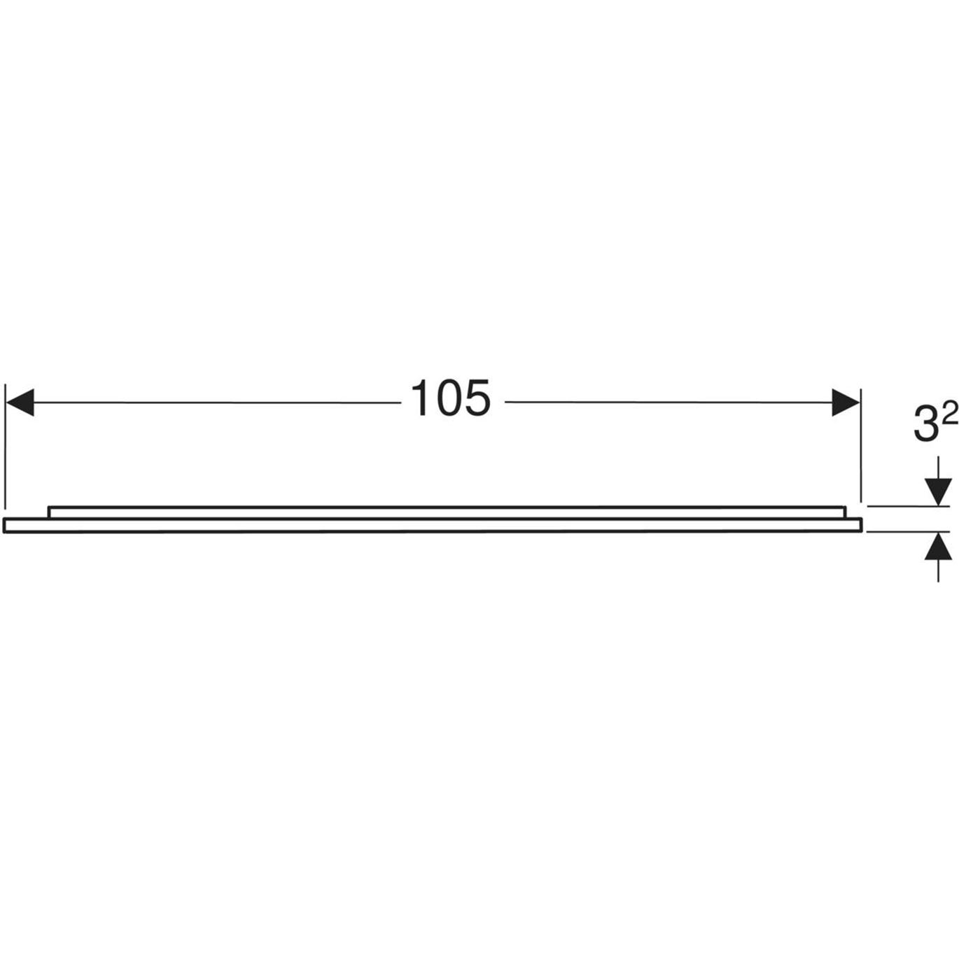 Geberit Option Plus Square 502 784 14 1 Lustro LED Domni Pl