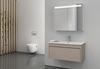 Minimalistyczna łazienka z umywalką meblową