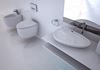 Biała łazienka z ceramiką Bocchi Etna