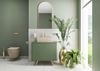 Elegancka łazienka w zieleni