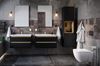 Aranżacja nowoczesnej łazienki w ciemnych kolorach