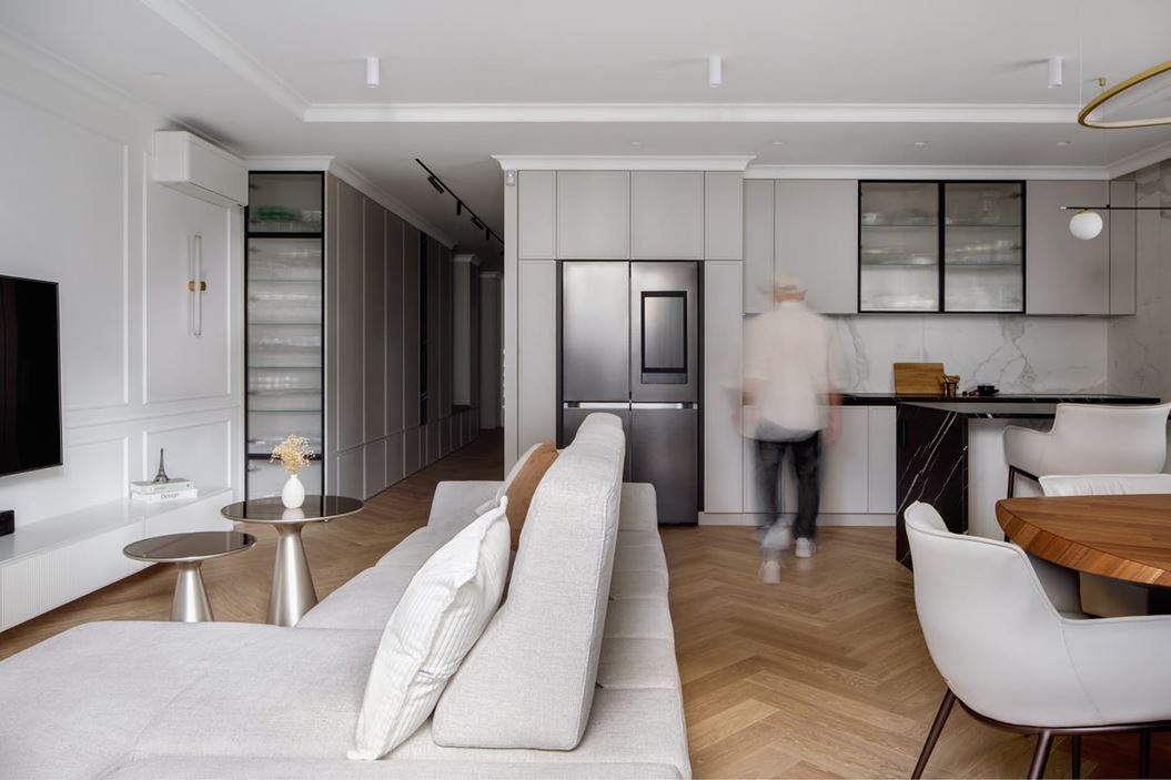 Nowoczesna klasyka w krakowskim apartamencie