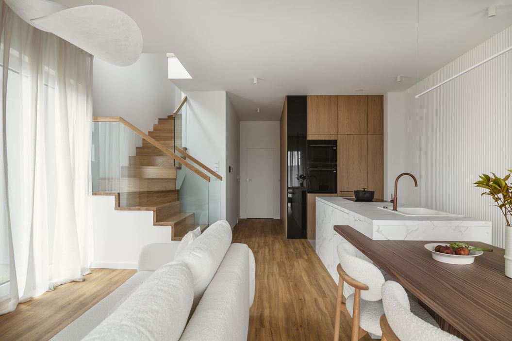 Przytulny dom w stylu japandi 