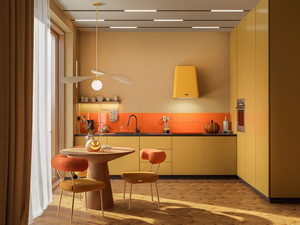 Kolorowe kuchnie - pomysły, porady, inspiracje