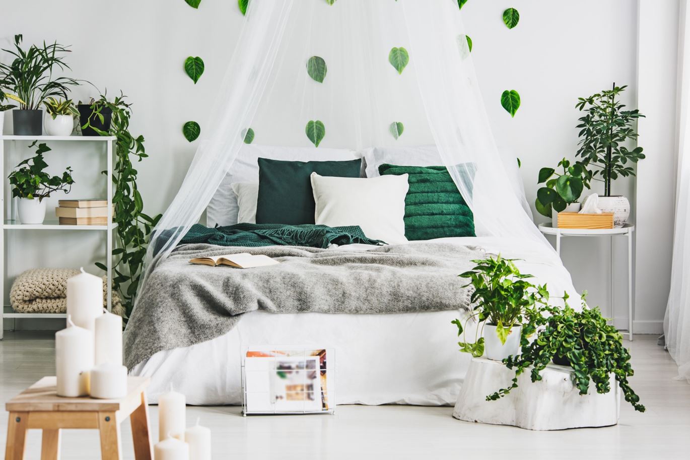 Zielona sypialnia - kilka sprawdzonych sposobów
