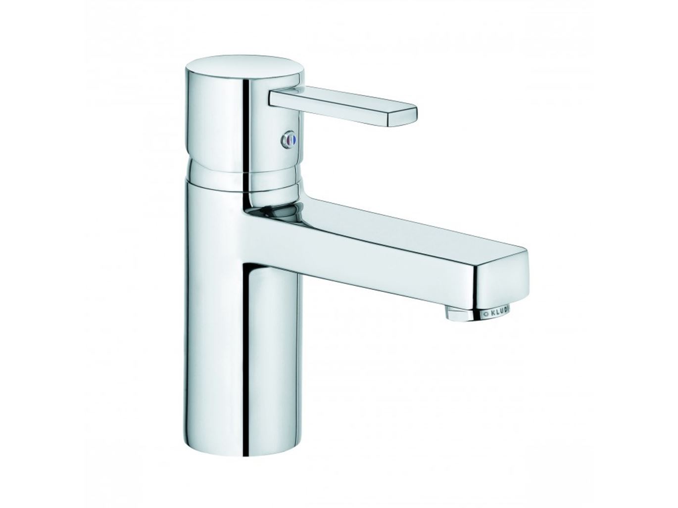 Grifo Monomando Para Lavabo Kludi Zenta 382620575 | Caño Alto 120mm, Latón Cromado, Cartucho Cerámico, Conexiones Flexibles G 3/8