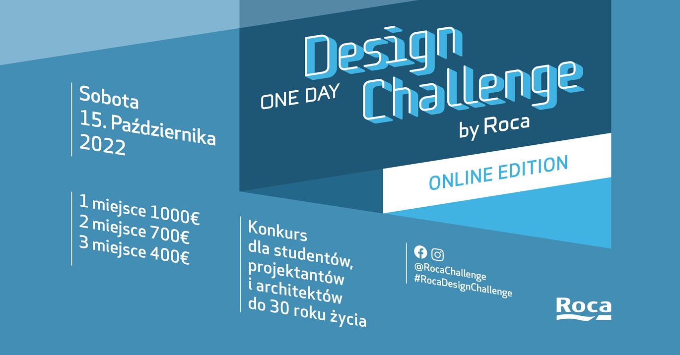 „Roca One Day Design Challenge” - konkurs dla młodych projektantów 