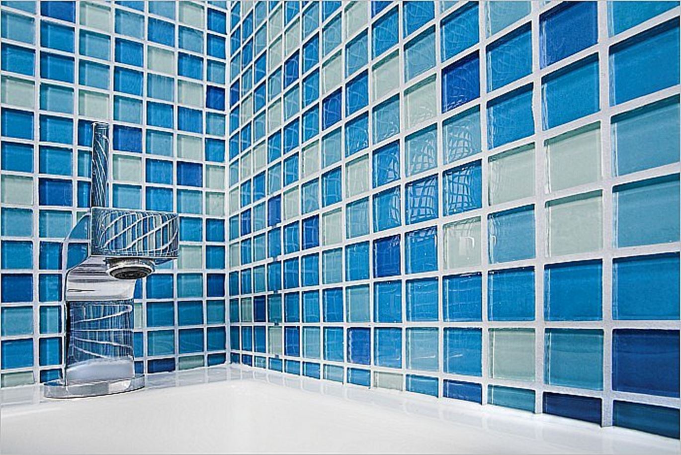 Niebieska mozaika Dunin Glass Mix - Domni.pl