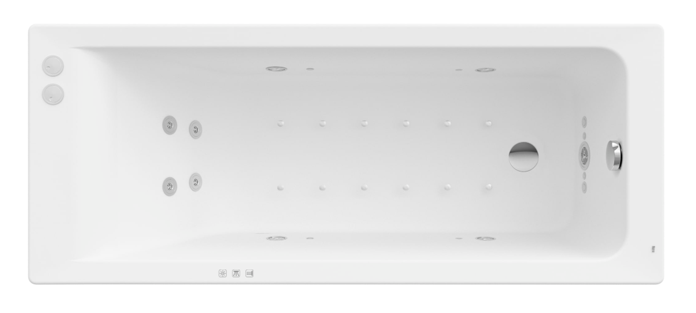 Roca Easy A24T330000 - Wanna Z Hydromasażem - Domni.pl