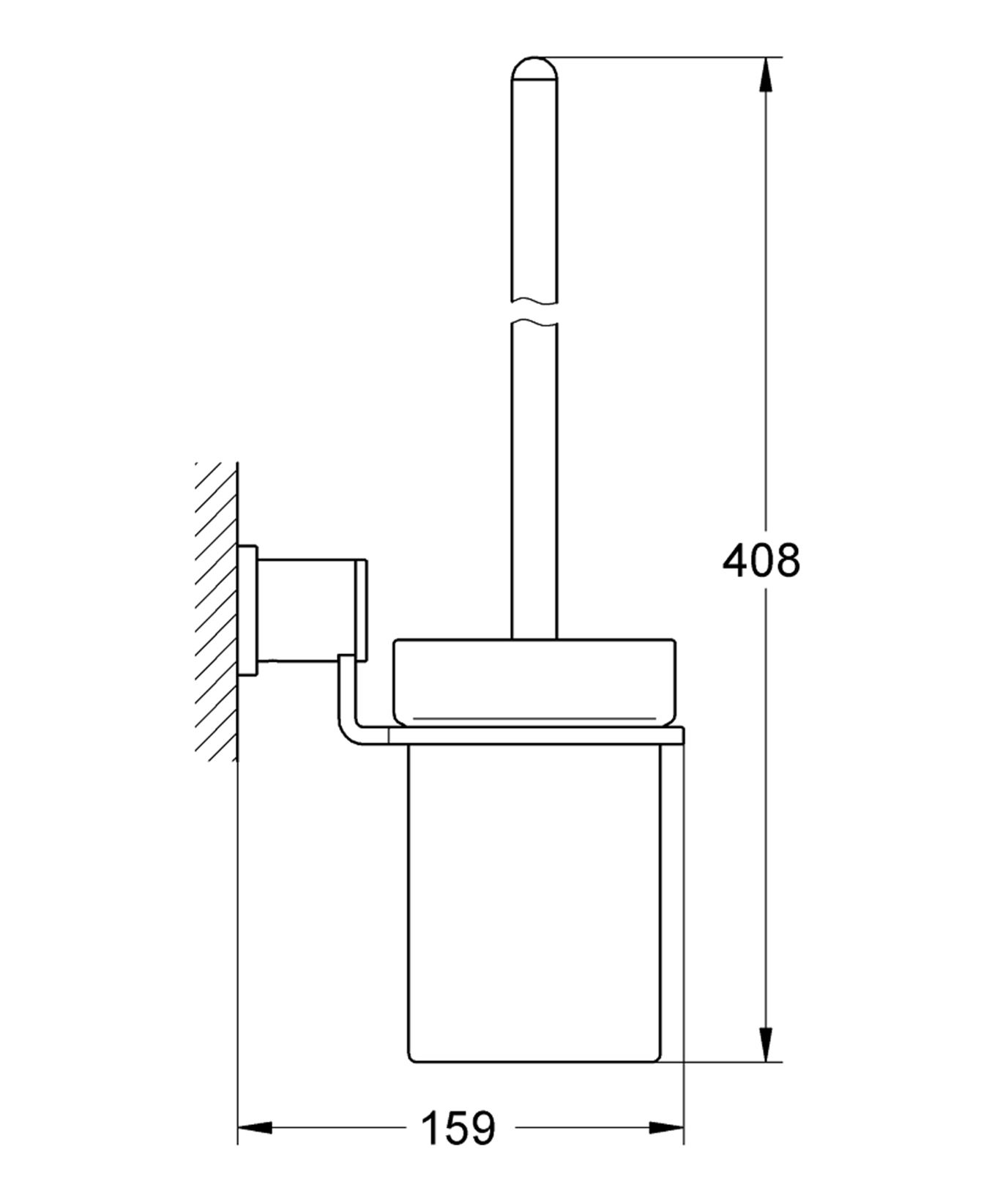 Grohe Allure 40340000 - Szczotka Toaletowa - Domni.pl