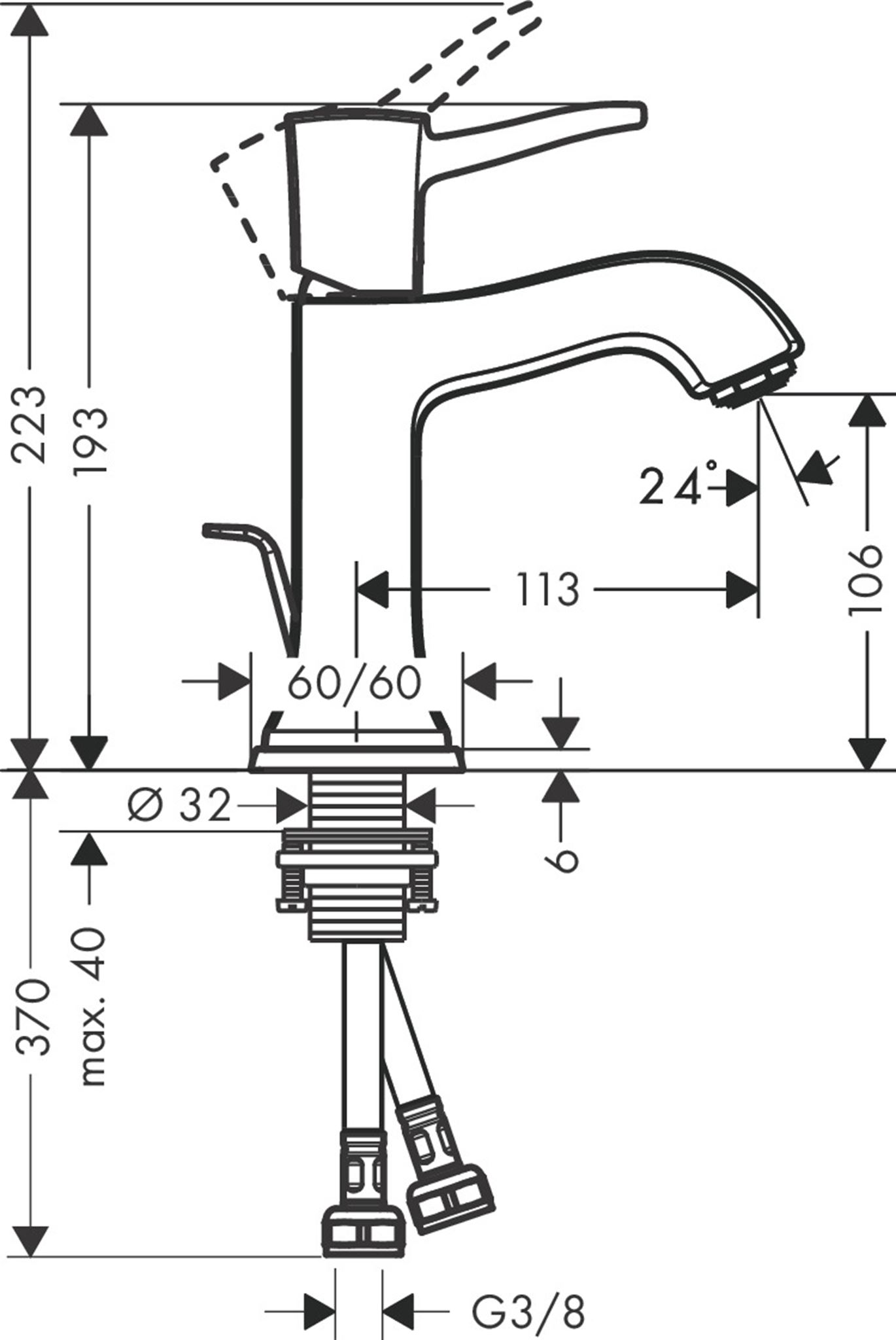 Hansgrohe Metropol Classic 31300000 - Domni.pl