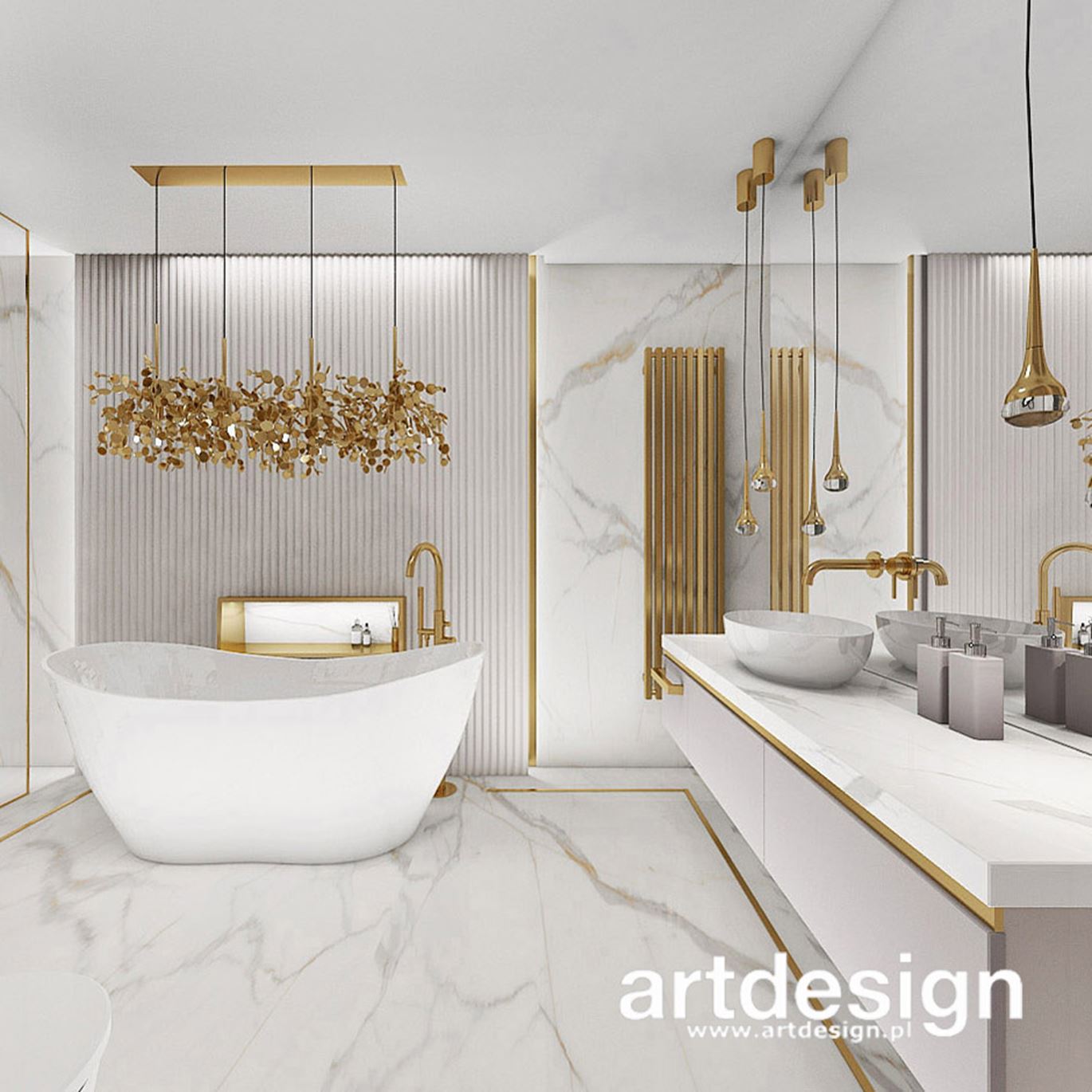 Wolnostoj ca Wanna W azience Glamour Domni pl