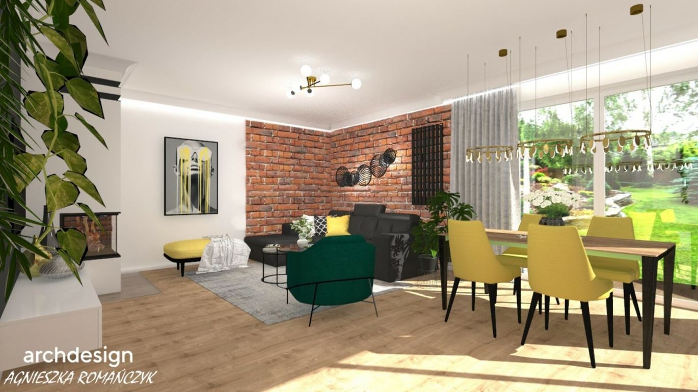 Archdesign Agnieszka Romańczyk - Dom jednorodzinny w zabudowie ...