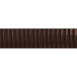 Tubądzin Groove Brown 1 STR Gloss