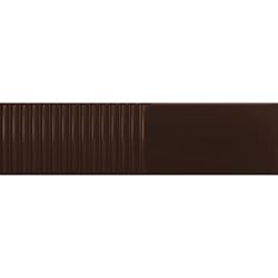 Tubądzin Groove Brown 2 STR Gloss