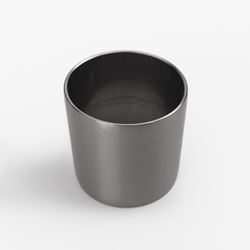 próbka materiałowa Deante kolor stal szczotkowana/brushed steel MTDX0RIF