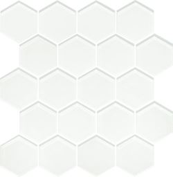 Paradyż Uniwersalna Mozaika Szklana Ivory Heksagon