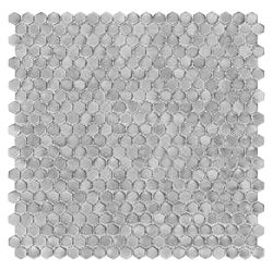 Dunin Metallic Allumi Silver Hexagon 14