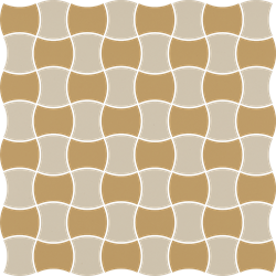 Paradyż Modernizm Bianco Mozaika Prasowana K.3,6X4,4 Mix C