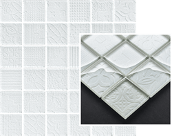 Paradyż Tel Awiv Bianco Mozaika Szklana K.4,8X4,8