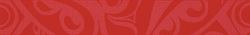 Cersanit Optica red border circles WD240-012