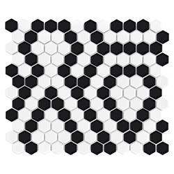 Dunin Hexagonic Mini Hexagon B&W Lace