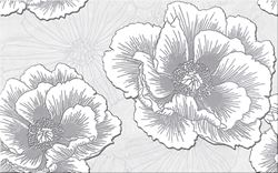 Cersanit Ferrata Grey Inserto Flower WD953-005