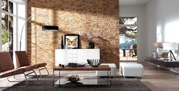 Salon z naturalnymi materiałami Stone Master Roma Karmel
