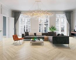 Salon z ceramicznym drewnem Paradyż Foresta