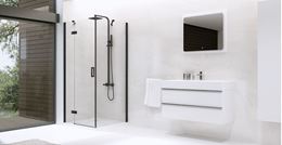 New Trendy kabina New Renoma Black kwadratowa