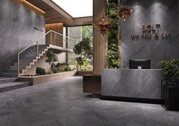 Recepcja SPA w szarym kamieniu