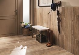 Przedpokój w brązach Domino Walnut Red Brown
