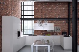 Kuchnia z Stone Master Loft Brick Cegła