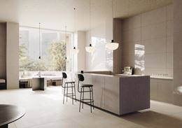 Jasna kawiarnia w minimalistycznym stylu