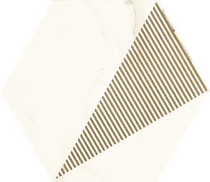 Paradyż Calacatta Hexagon Mat. C