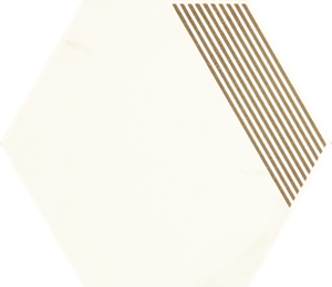 Paradyż Calacatta Hexagon Mat. B