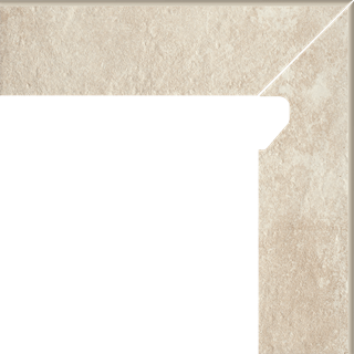 Paradyż Scandiano Beige Cokół 2 El.-Prawy 8,1X30