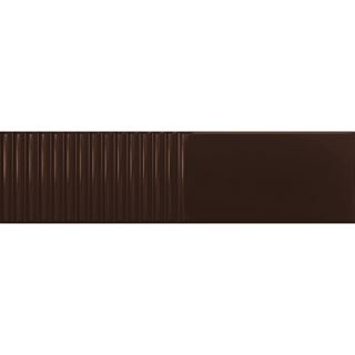 Tubądzin Groove Brown 2 STR Gloss