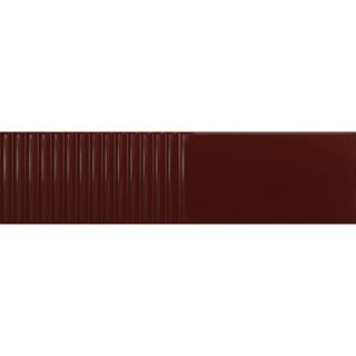 Tubądzin Groove Burgundy 2 STR Gloss