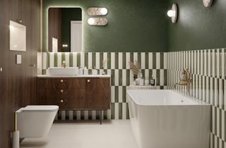 Zielone płytki do łazienki? Poznaj sposób na harmonijne wnętrze