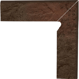 Paradyż Semir Brown Cokół 2 El.-Prawy 8,1X30 G1