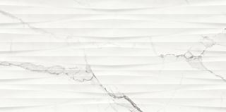 Opoczno Ginevra White Structure Glossy Rect NT1237-002-1