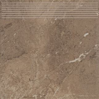 Paradyż Track Brown Stopnica Prosta