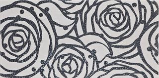 Cersanit Modena Grey Inserto Rose WD242-016