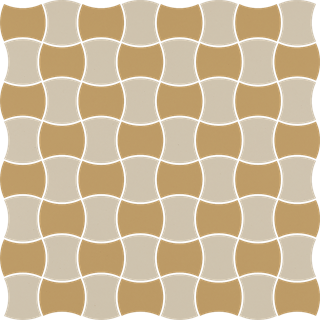 Paradyż Modernizm Bianco Mozaika Prasowana K.3,6X4,4 Mix C