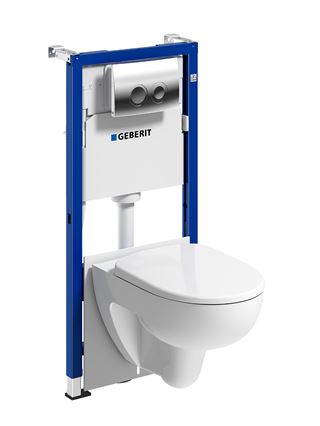 Geberit Duofix Basic Nova Pro Krótka Oval 118.341.21.1