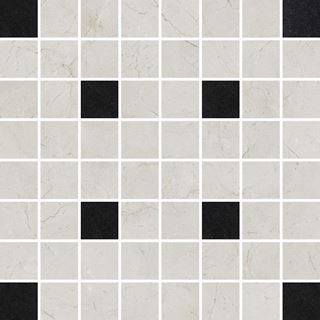 Opoczno Light Marble Grey Mosaic Square OD636-020