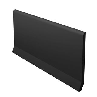 Paradyż Bazo Nero Cokół Wywinięty Ostry Monokolor Mat