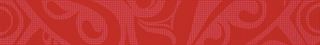 Cersanit Optica Red Border Circles WD240-012