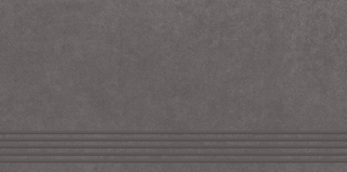 Paradyż Intero Grafit Stopnica Prosta Nacinana Mat. 29,8X59,8 G1